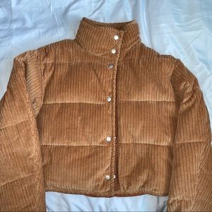URBAN OUTFITTERS BDG BROWN PUFFER